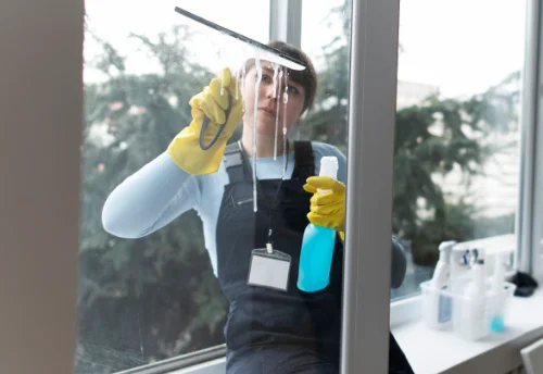 Nettoyage de vitres intérieures et extérieures à Nieudan